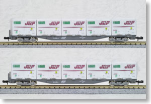 限定品】 JR コキ107形貨車 (W18Fコンテナ付) セット (2両セット