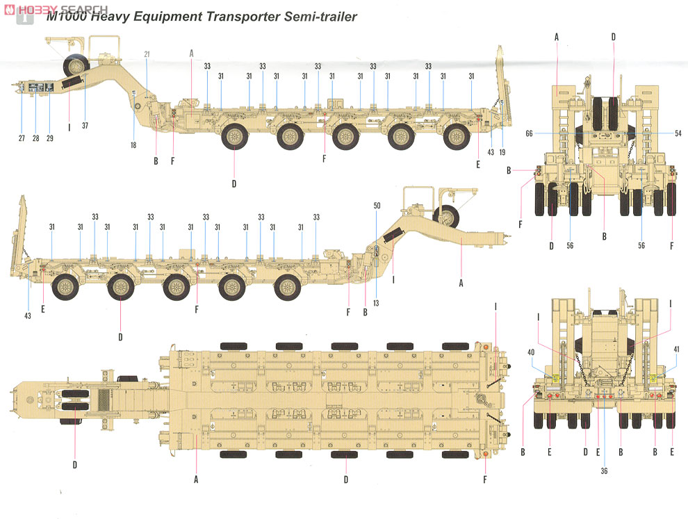 アメリカ陸軍 M1070/M1000 重装備運搬車 (プラモデル) - ホビーサーチ