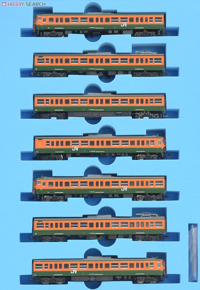 115系-300 湘南色 岡山電車区 (7両セット) (鉄道模型) - ホビーサーチ