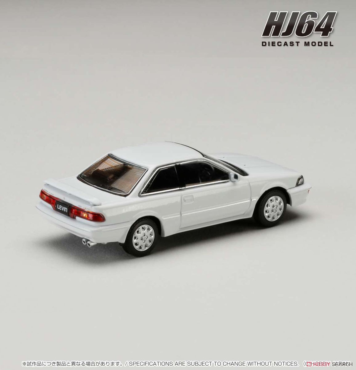 トヨタ カローラ レビン GT APEX AE92 スーパーホワイトII (ミニカー