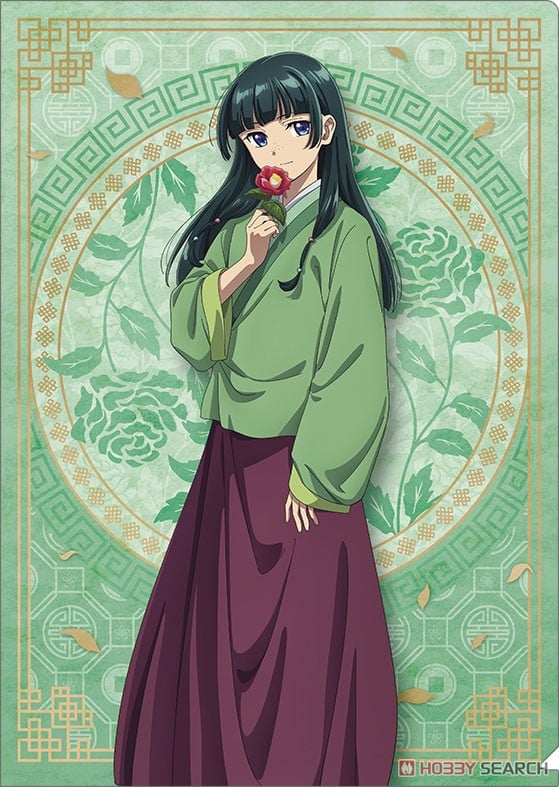 薬屋のひとりごと クリアファイル 猫猫、花 (キャラクターグッズ