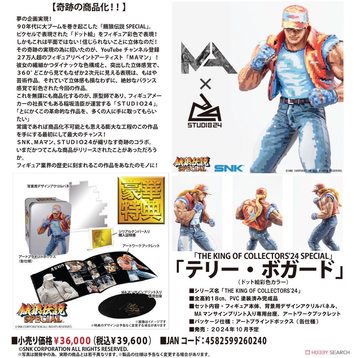 THE KING OF COLLECTORS`24 SPECIAL 「テリー・ボガード」(ドット絵