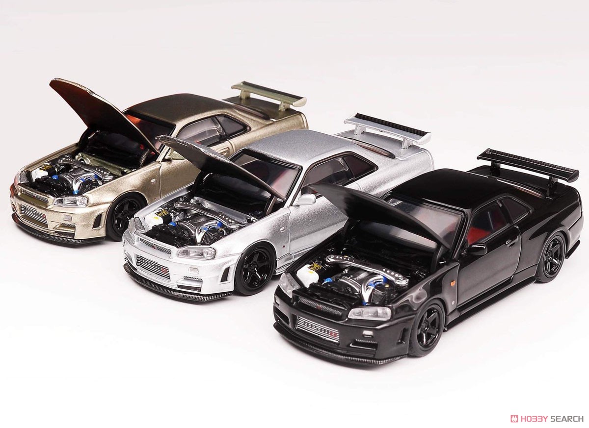 日産 スカイライン GT-R R34 Z-TUNE ブラックパール (ミニカー