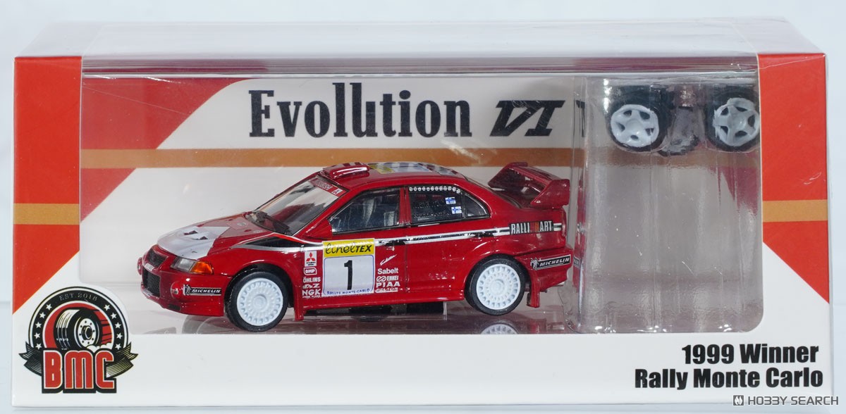 三菱ランサーエボリューションVI 1999年モンテカルロラリー優勝 ＃1 T