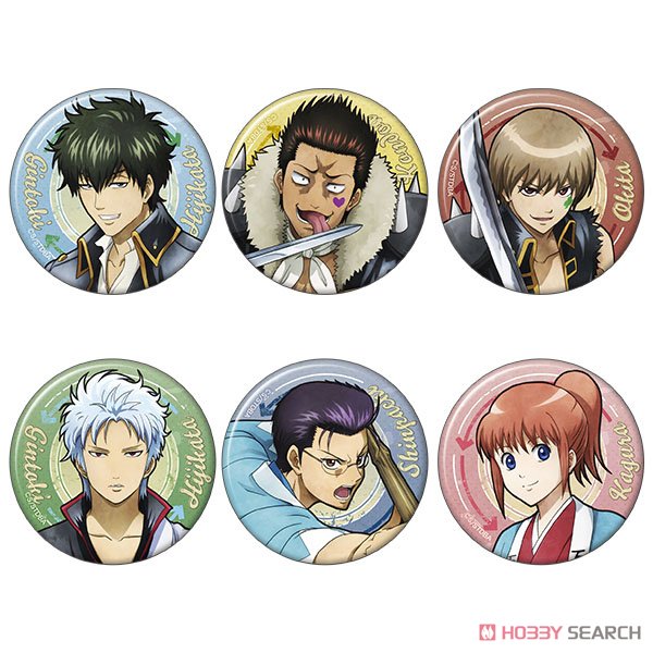 銀魂 キャラバッジコレクション (6個セット) (キャラクターグッズ