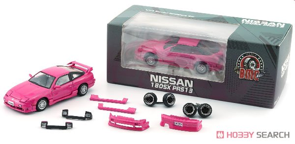 日産 シルビア 180SX メタリックピンク RHD (ミニカー) - ホビーサーチ