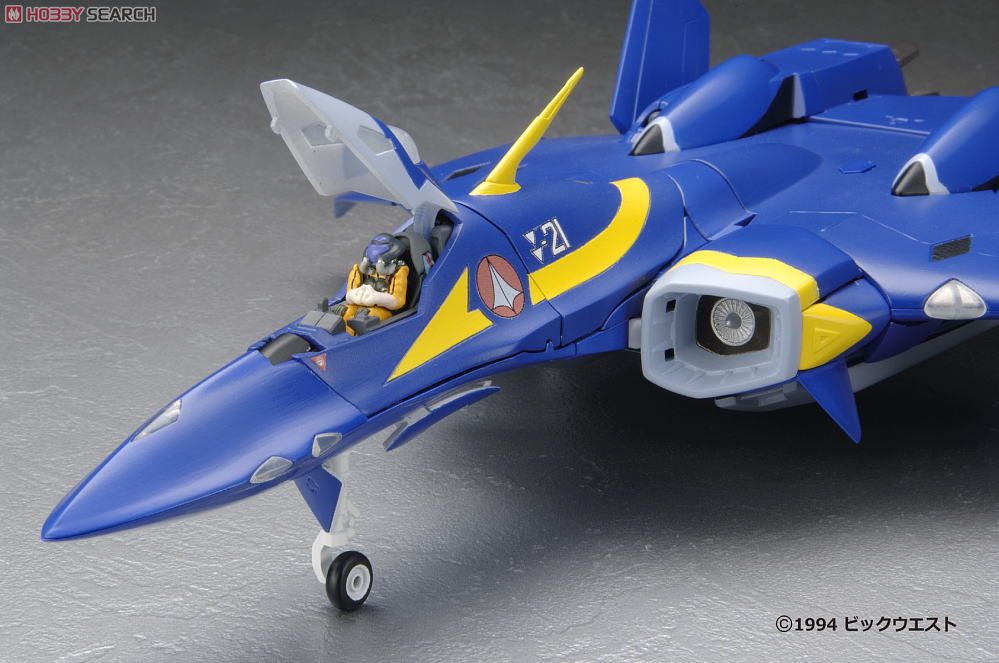 マクロスプラス 1/60 完全変形 YF-21 パッケージリニューアル版 (完成