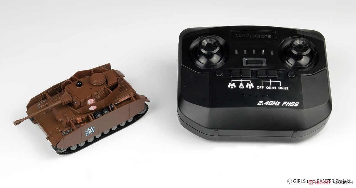 ☆特価品 ガールズ＆パンツァー RCバトル戦車道シリーズ IV号戦車H型(D