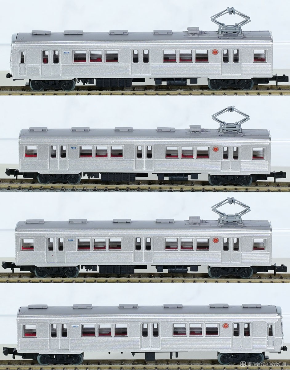 鉄道コレクション 東急電鉄7200系 東横線・非冷房車4両セット (4両