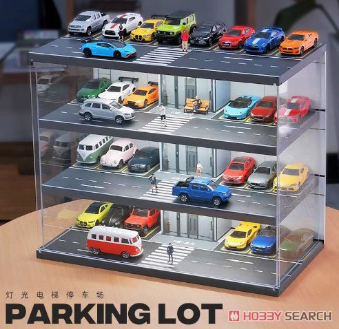 エレベーター立体駐車場 (照明付き) (ミニカー) - ホビーサーチ ミニカー