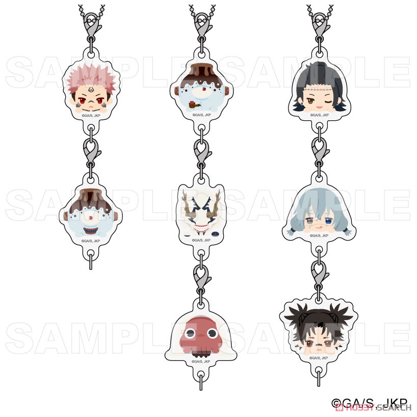 呪術廻戦 ちょこっテ！ 連結アクリルキーホルダー 呪霊&呪物 【漏瑚