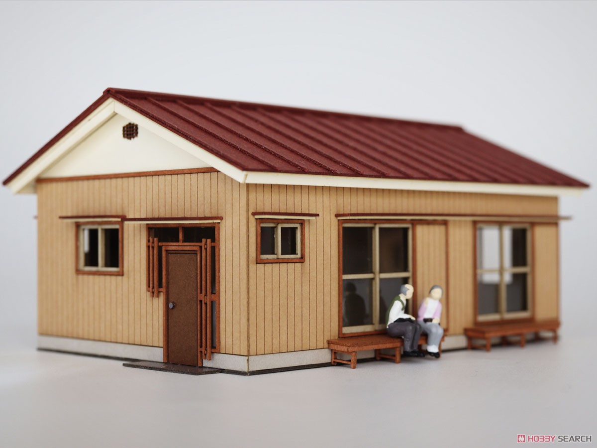 16番(HO) 平屋住宅 B [1/83・カラー] (組み立てキット) (鉄道模型