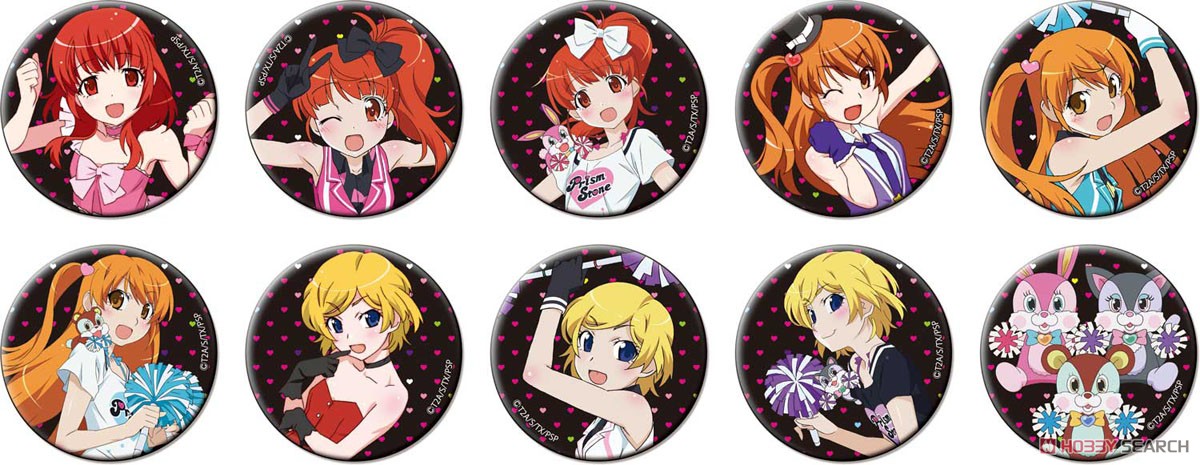 公*o様 プリティーリズム 天宮りずむ 等身イラスト ハート缶バッジ