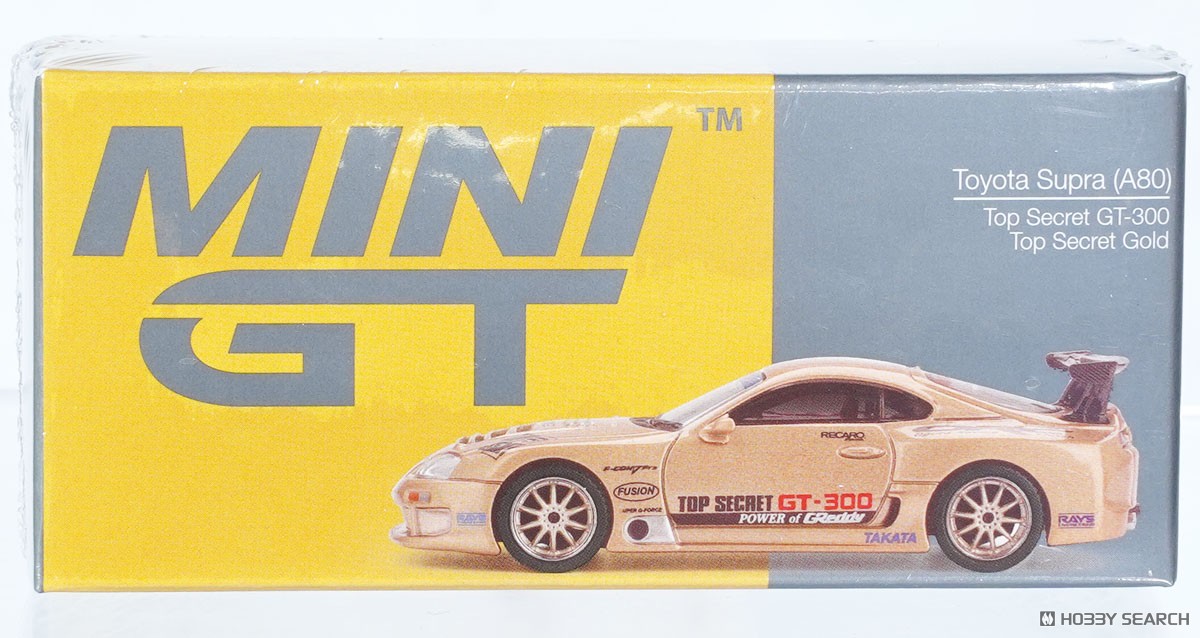 ☆特価品 Toyota スープラ (A80) GT-300 Top Secret Gold (右ハンドル