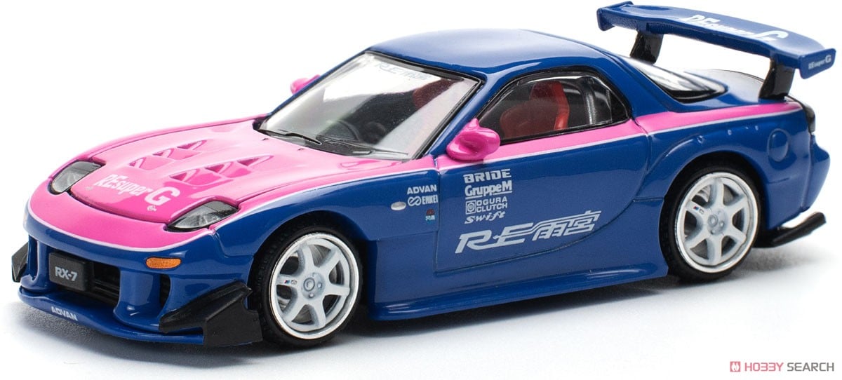 マツダ RX-7 RE雨宮 ブルー ピンク (ミニカー) - ホビーサーチ ミニカー