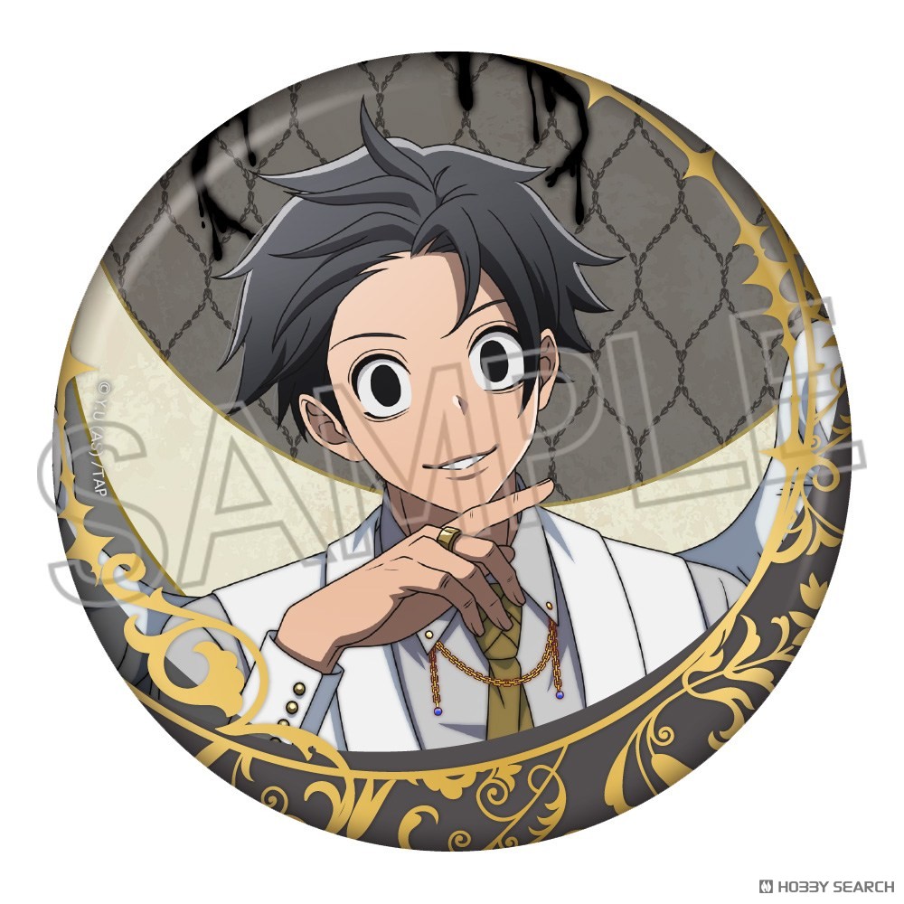 桃源暗鬼 天使と悪魔 箔押し缶バッジ 淀川真澄 (キャラクターグッズ