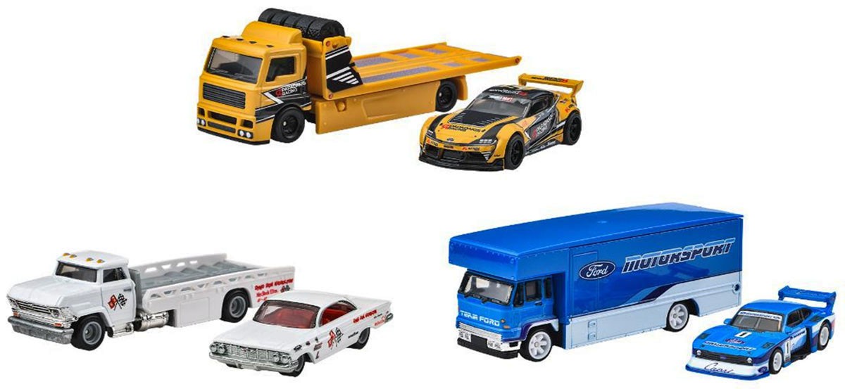 ホットウィール チームトランスポート フェラーリ 250 GTO 4台セット