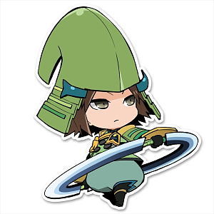 まめ戦国BASARA ぺたクリ 6 毛利元就 (キャラクターグッズ) - ホビー