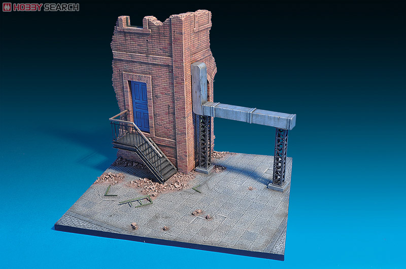 ジオラマベース53 (廃墟の工場) (プラモデル) - ホビーサーチ