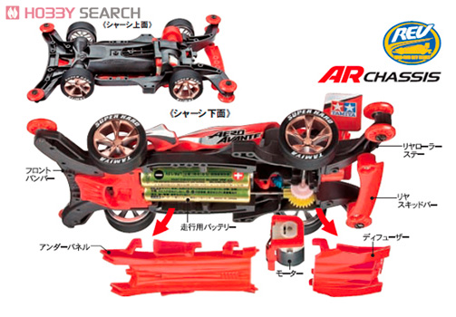 エアロ アバンテ レッドスペシャル (ARシャーシ) (ミニ四駆) - ホビー