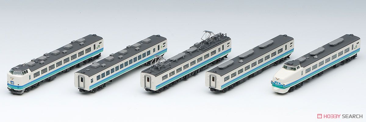 JR 485系特急電車 (上沼垂色・白鳥) 基本セットA (基本A・5両セット