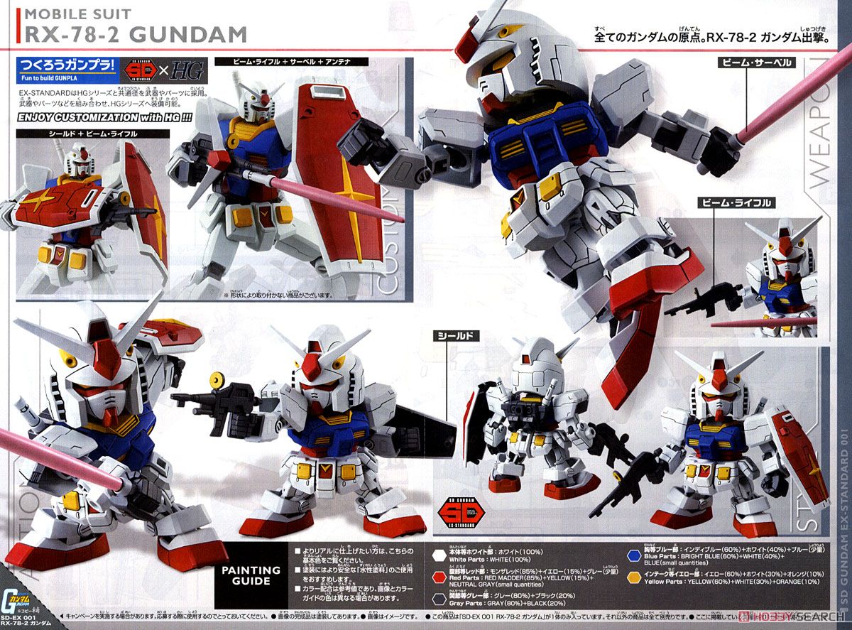 SDガンダムエクスタンダード RX-78-2 ガンダム (SD) (ガンプラ
