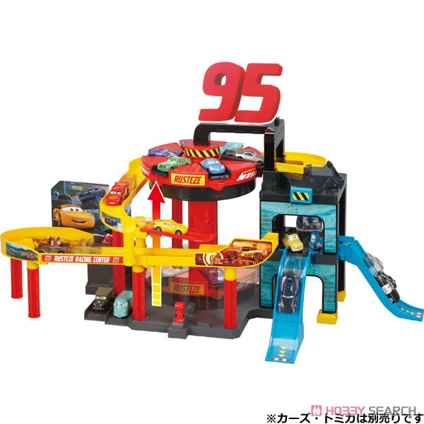 カーズ トミカ アクションコース 回転エレベーター レーシングセンター
