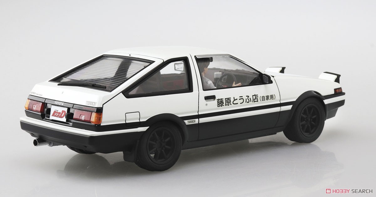 藤原拓海 AE86トレノ プロジェクトD仕様 ドライバーフィギュア付