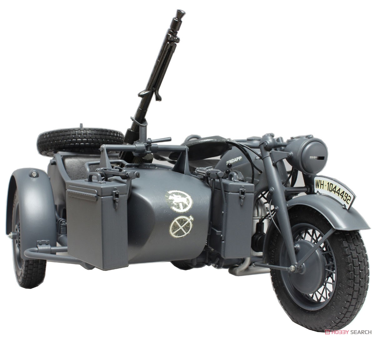 WW.II ドイツ軍 ツェンダップ KS750 サイドカー (プラモデル) - ホビー