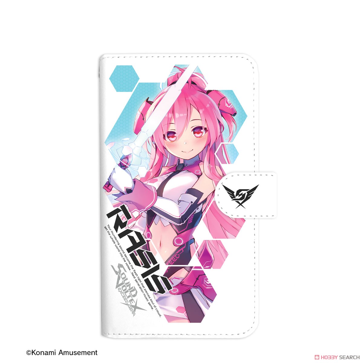 SOUND VOLTEX EXCEED GEAR レイシス＆グレイス 手帳型スマホケース