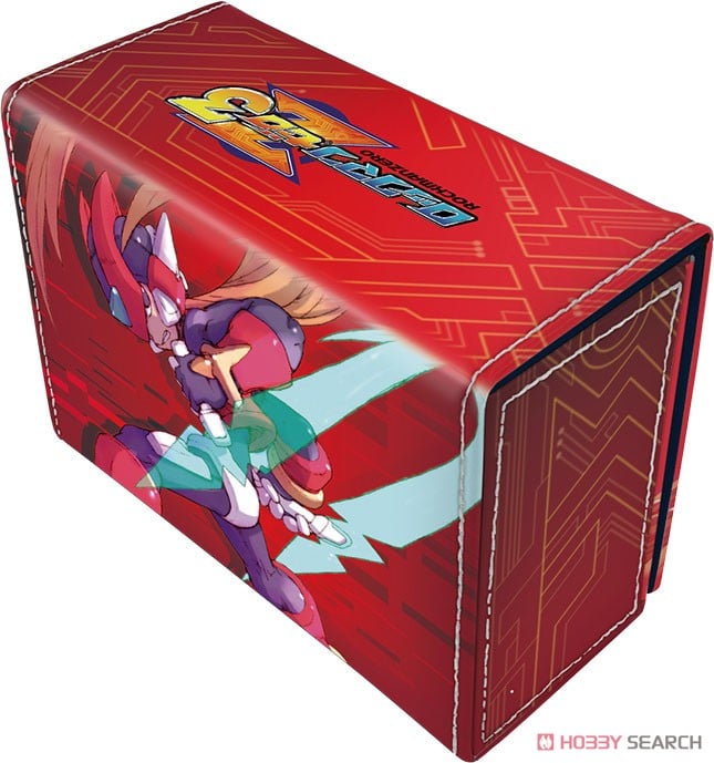 合皮製デッキケースW ロックマン ゼロ3 (カードサプライ) - ホビー