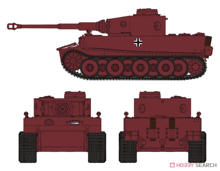 VK45.01(H) (Fgsl.Nr.V1) ティーガーI ヘンシェル試作型 (プラモデル