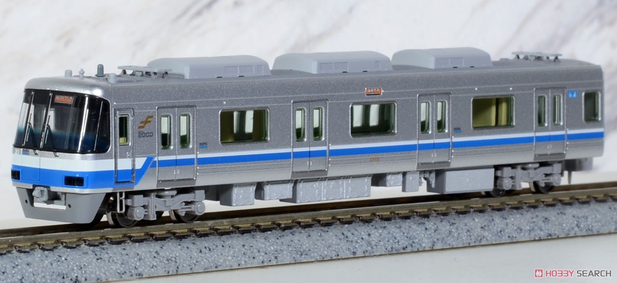 福岡市交通局 2000系 2段帯仕様 6両セット (6両セット) (鉄道模型