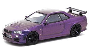 Nissan Skyline GT-R (R34) Z-tune Midnight Purple III (ミニカー