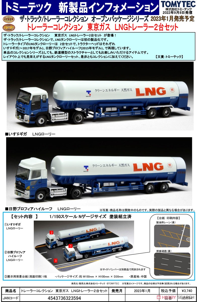 ザ・トレーラーコレクション 東京ガス LNGトレーラー2台セット (2台