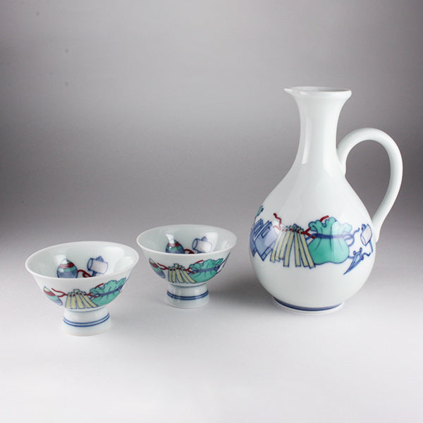 今右衛門窯 錦宝尽し絵手付酒器 – ギャラリー一番館オンラインショップ