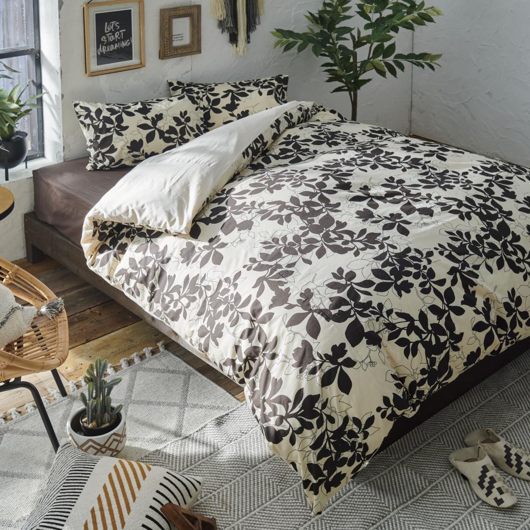 掛けふとんカバー シングルロング DU-118 BR | TWO-ONE STYLEネット