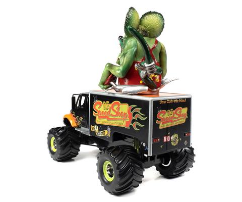 Rat Fink Speed Shop Monster Truck in Flat Black with Rat Fink