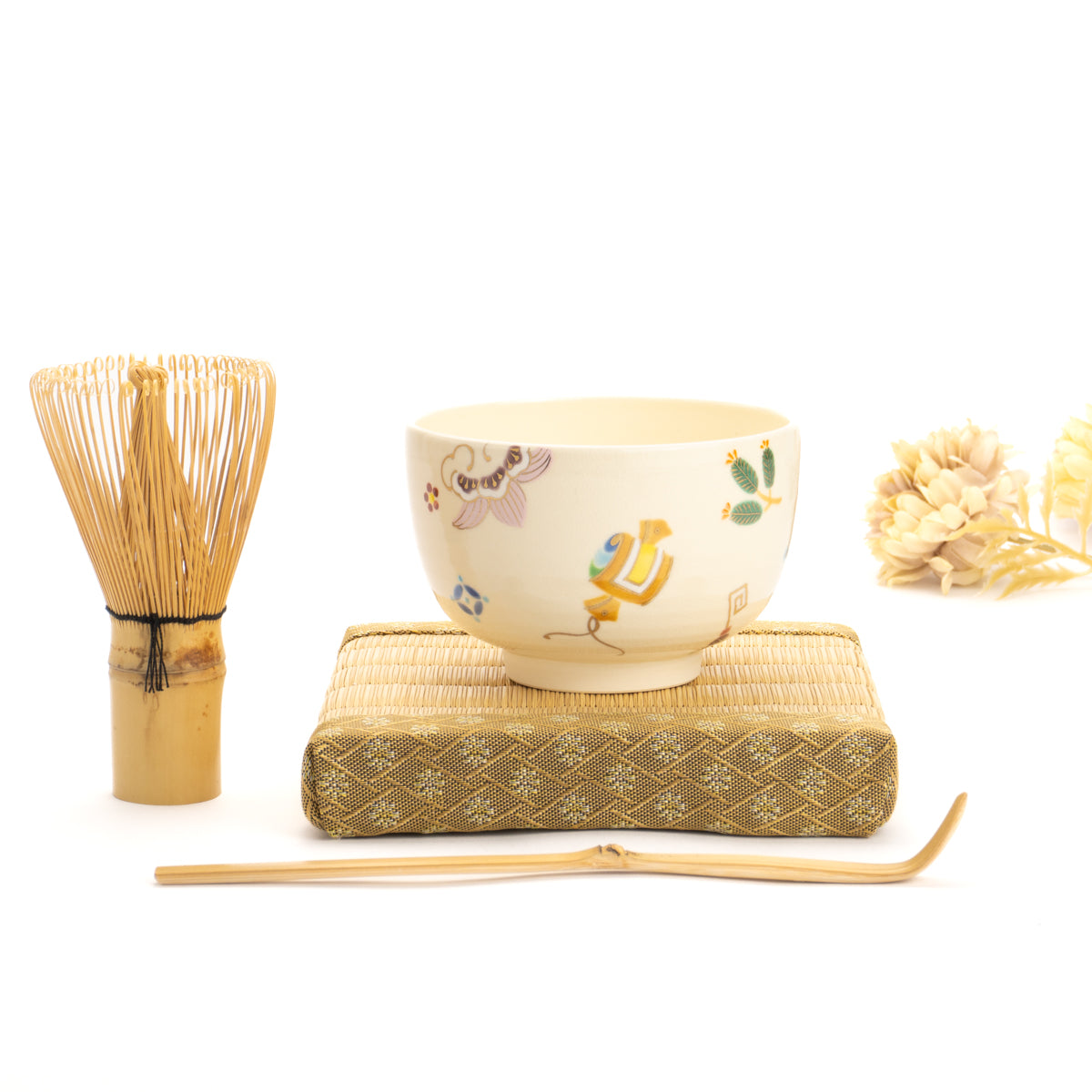 京都 清水焼】小福茶碗 宝尽くし 深田香奈重｜コトポッター