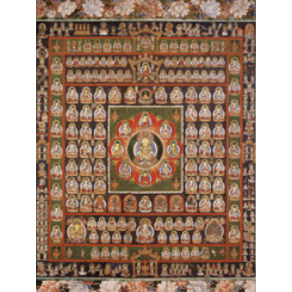 額絵 両界曼荼羅図（胎蔵界）｜有限会社高野