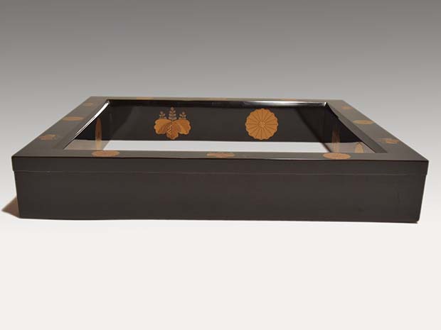 高台寺蒔絵炉縁 輪島 茶平一斎（作） 共箱 | 古美術ささき