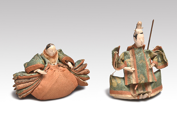 小型 享保雛 江戸時代後期 図録掲載品 浅原革世氏旧蔵 | 古美術ささき