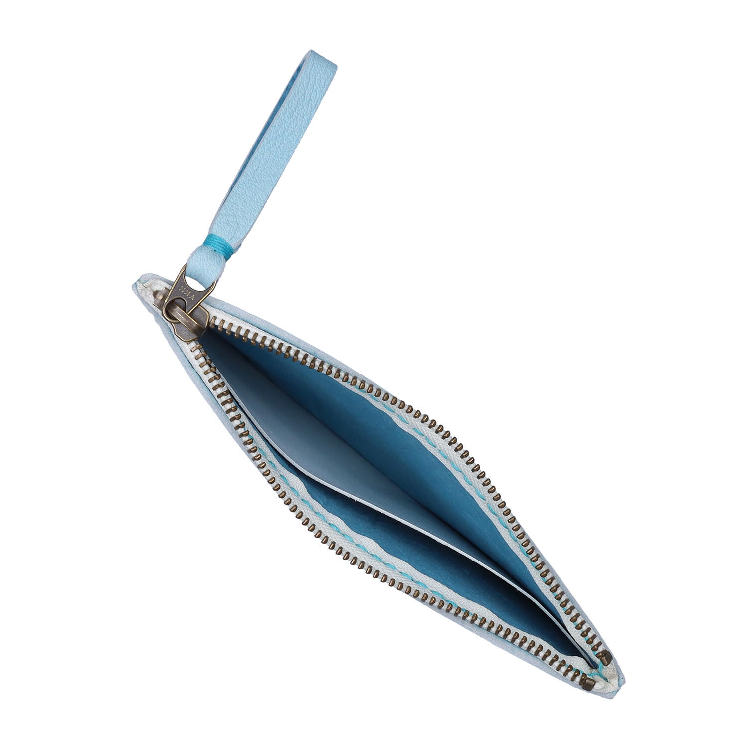 総手縫い 鹿革 マチ無し ポーチ マルチケース | 株式会社 KAZINO