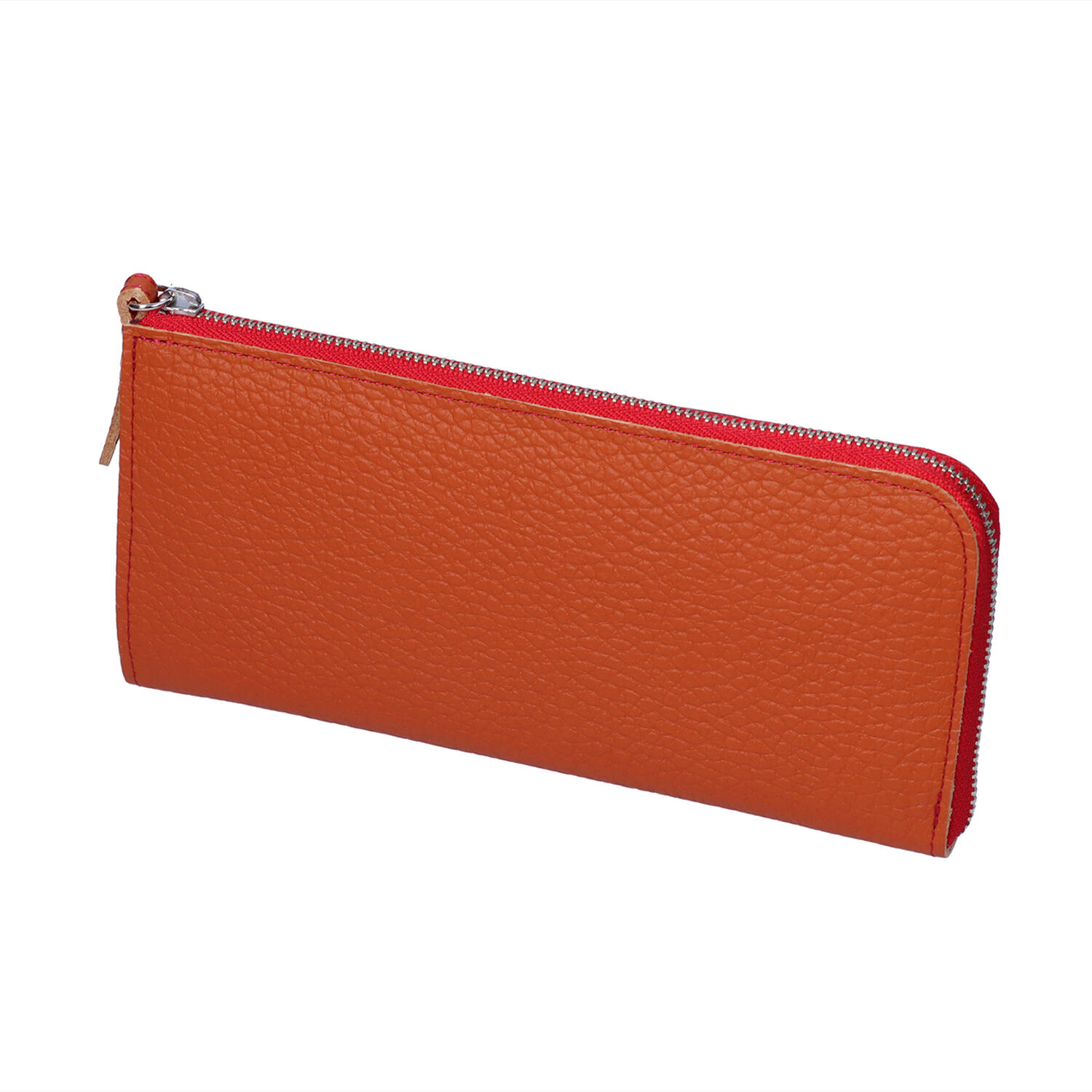 型押し 牛革 ラウンドファスナー 長財布 | 株式会社 喜市 | Japan