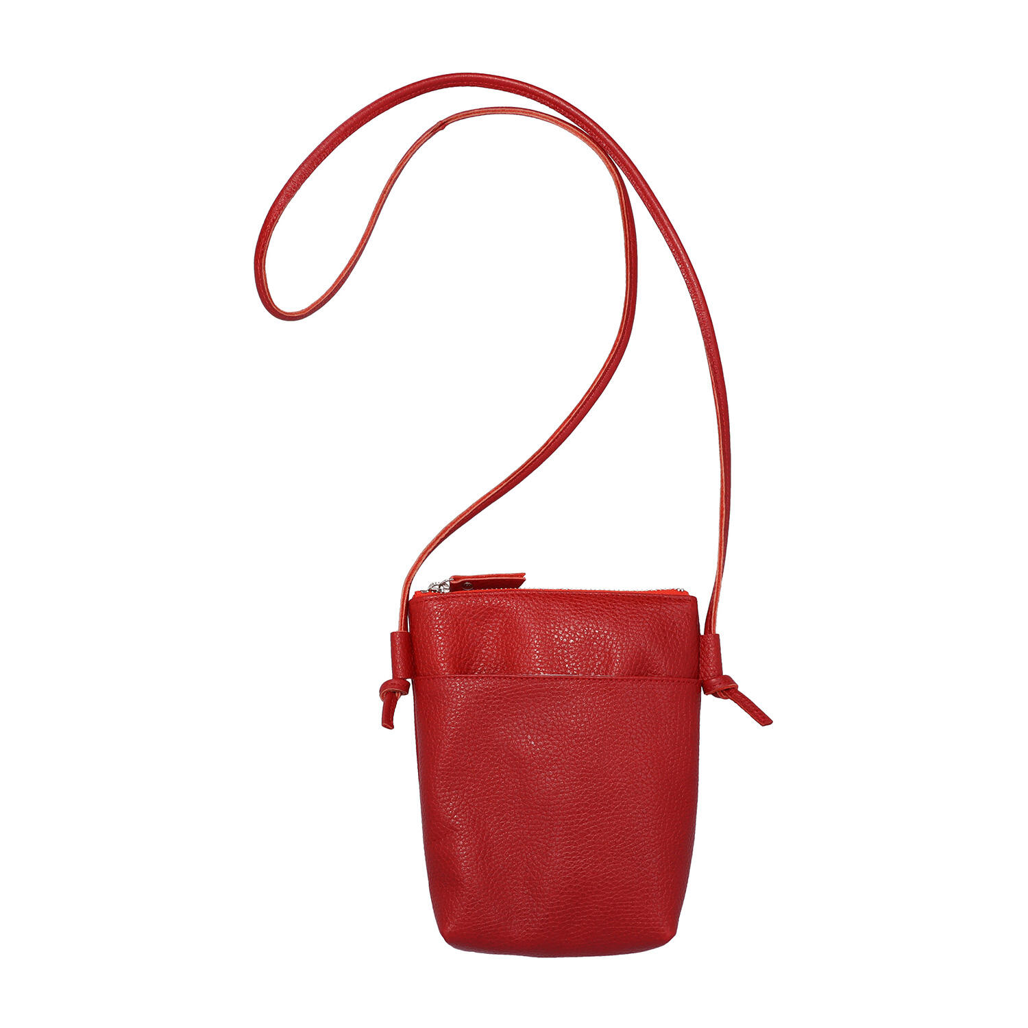 薄マチ ピッグスキン 斜めがけ ショルダーバッグ | amenez-moi