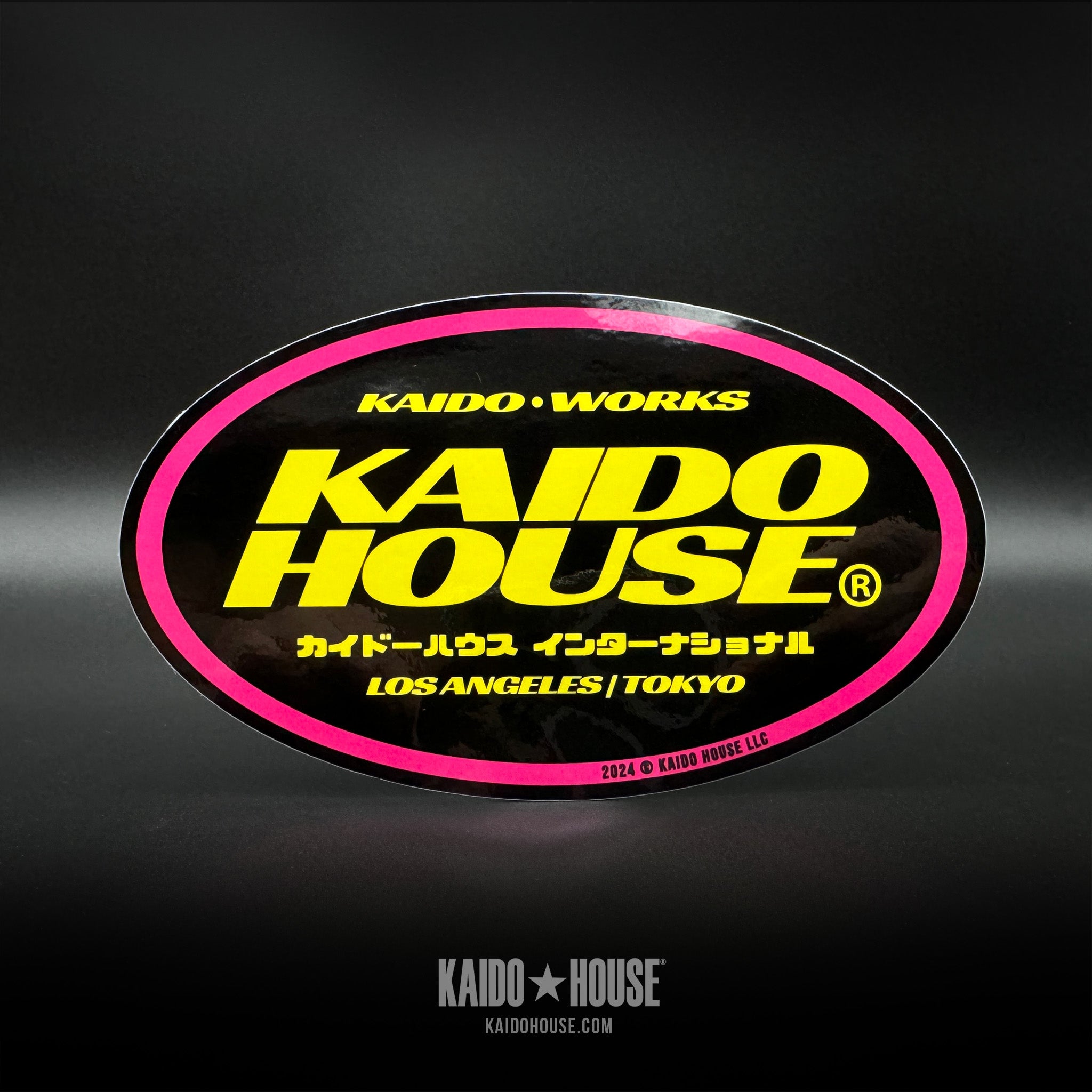 Kaido House Black Oval Sticker – KAIDO HOUSE LLC