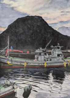 第62回中学生海の絵画コンクール入賞作品 | 公益社団法人九州海事広報協会