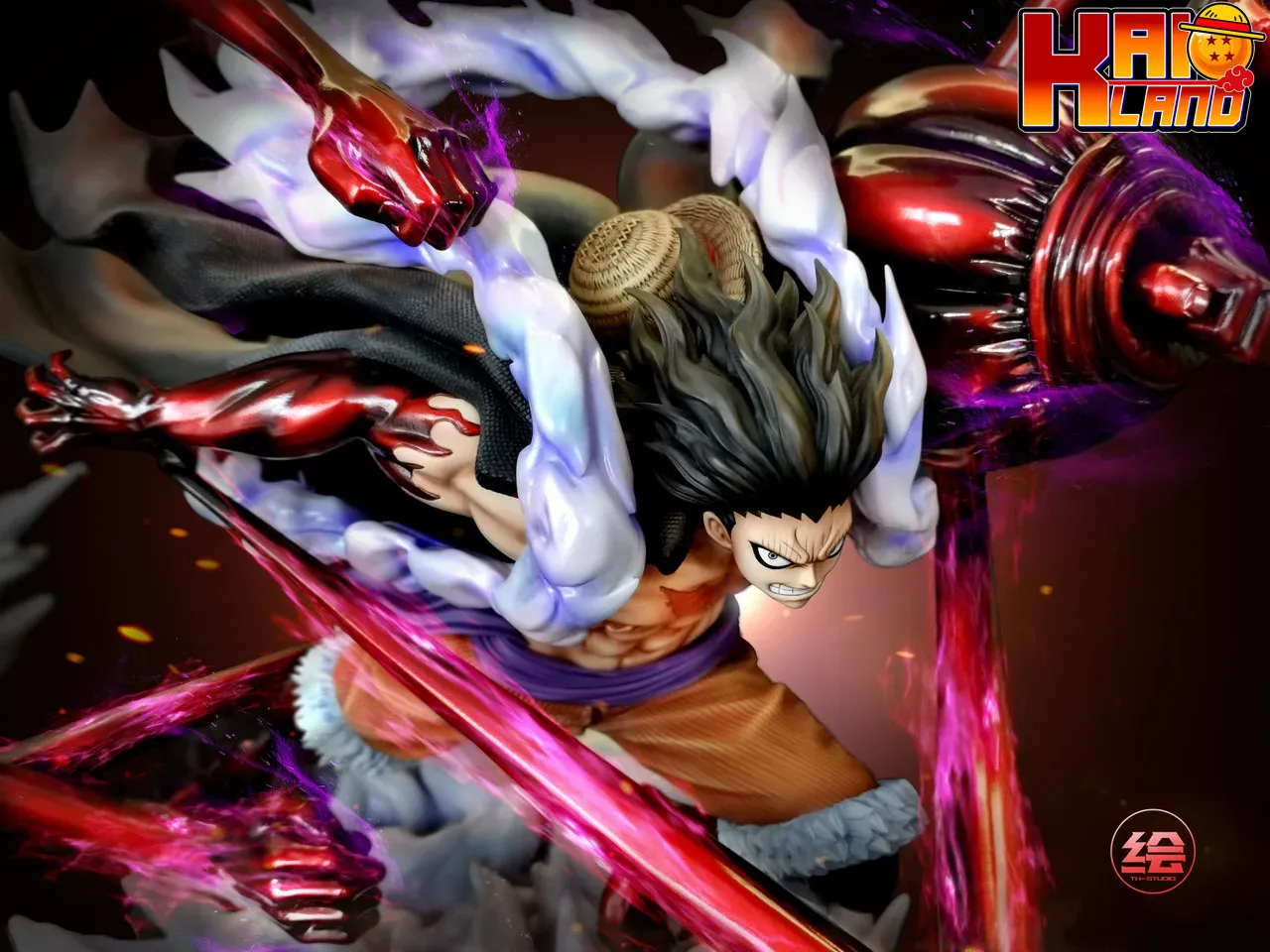 ワンピース TH スタジオ ギア 4 ルフィ スネイクマン 樹脂製スタチュー