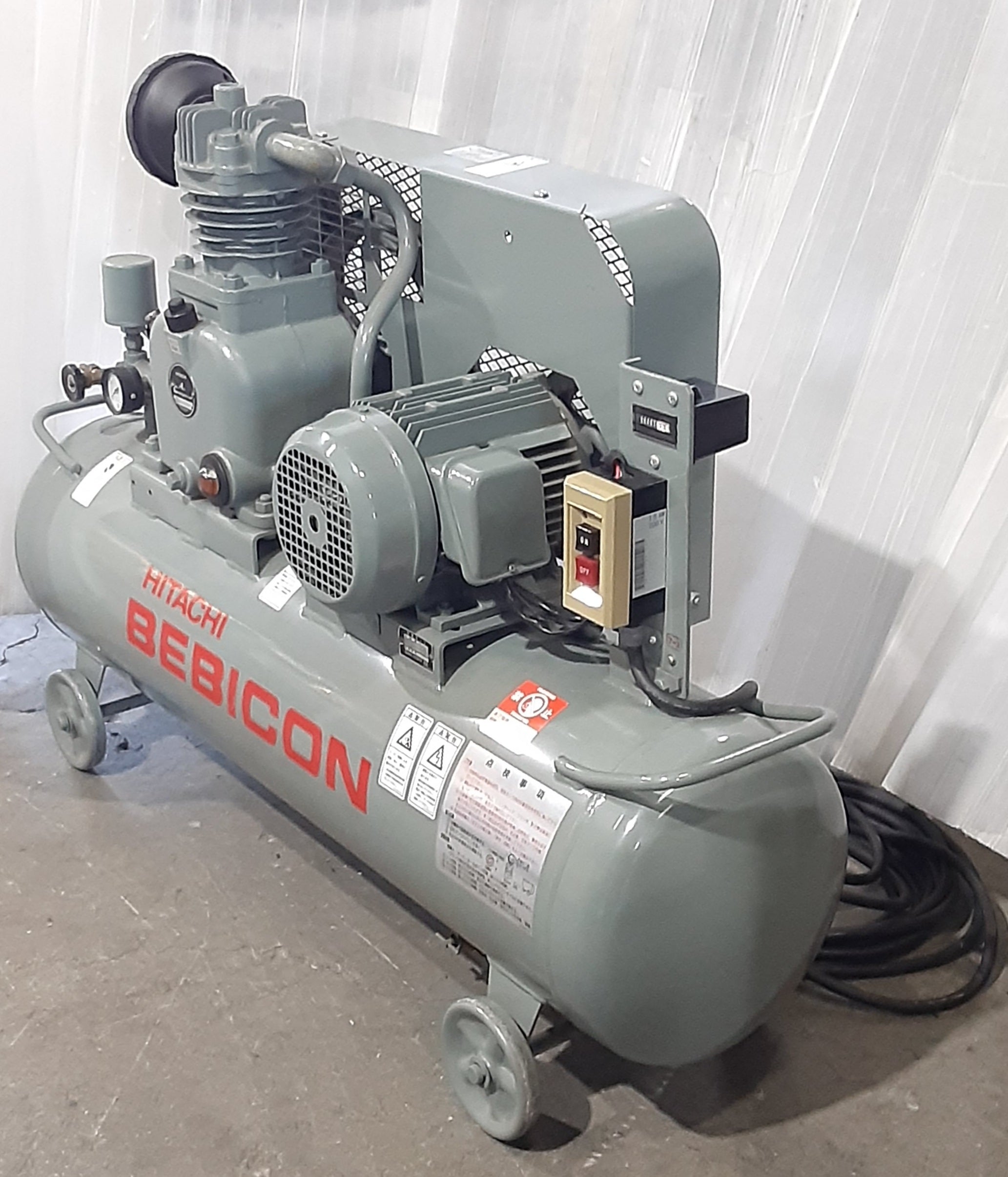 中古 日立 1.5p-9.5GVD bebicon コンプレッサー