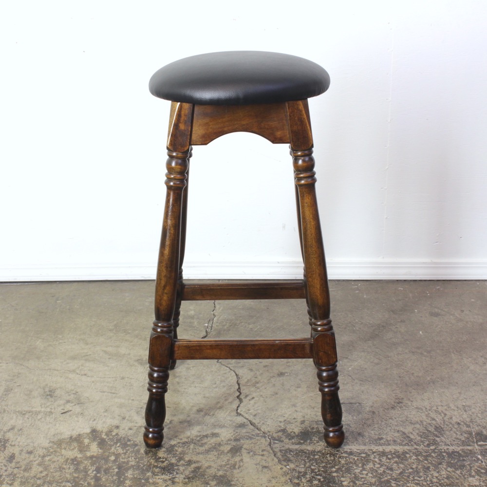 イギリス ヴィンテージ チェリーウッドカウンタースツール | キヤ